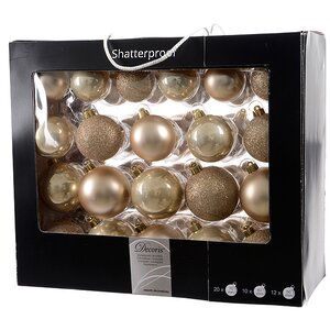 Набор пластиковых шаров Magic Symphony: Жемчужный, 5-7 см, 42 шт Kaemingk фото 1