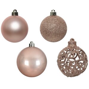 Набор пластиковых шаров Анданте 6 см розовый бутон, 16 шт Kaemingk фото 5