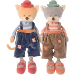 Мягкая игрушка Котик Рон в синих шортах - Baby Patchwork 25 см, Barbara Bukowski Bukowski фото 2