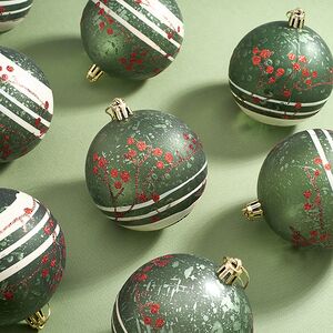 Набор пластиковых шаров Де-Булон 8 см, 12 шт Kaemingk фото 3