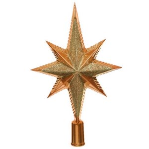 Верхушка Вифлеемская Звезда 25 см янтарная Kaemingk фото 1
