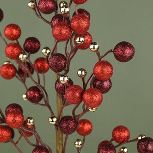 Декоративная ветка с ягодами Эннис: Канун Рождества 60 см Winter Deco фото 2