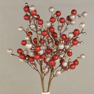 Декоративная ветка с ягодами Эннис: Золотая осень 60 см Winter Deco фото 4