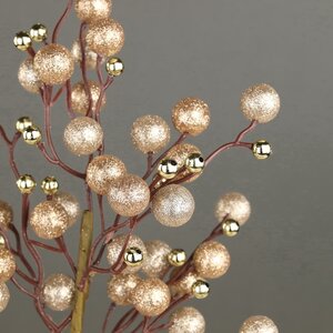Декоративная ветка с ягодами Эннис: Bright Luxury 60 см Winter Deco фото 2