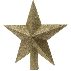 Верхушка Звезда 19 см золотая