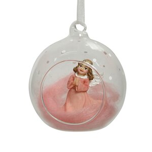 Елочный шар с композицией Fairy Tale - Алисия 8 см, стекло Kaemingk фото 3