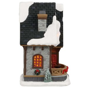 Семейный ресторан Snowshoe 17 см, подсветка Lemax фото 3