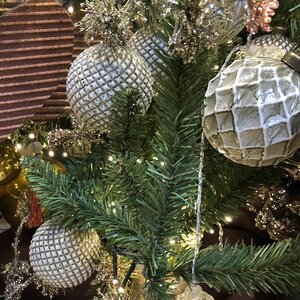 Набор винтажных елочных шаров Умбрия 8 см, 7 шт, стекло уцененный Kaemingk фото 3