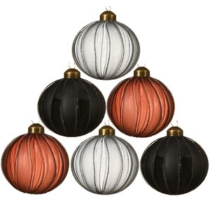 Набор стеклянных шаров Де-Фонтен 8 см, 12 шт Kaemingk фото 2