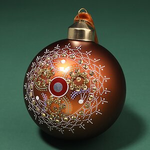 Набор стеклянных шаров Avaratto 8 см карамельный, 2 шт Kaemingk фото 2