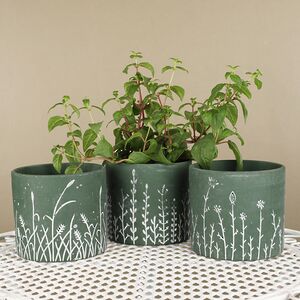 Керамическое кашпо Bongola 14*13 см Koopman фото 3