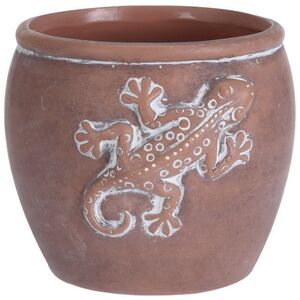 Керамическое кашпо Lucertola 13*12 см Koopman фото 3