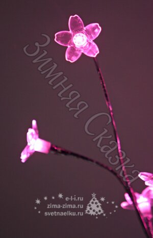 Светодиодное дерево "Сакура", 150 см, уличное, 360 РОЗОВЫХ LED ламп BEAUTY LED фото 3