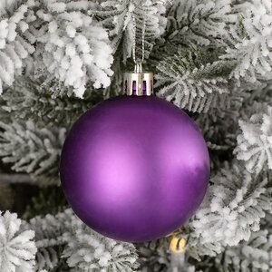 Набор пластиковых шаров Celebration 6 см персидский бархат, 12 шт Winter Deco фото 7