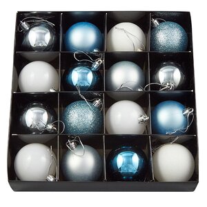 Коллекция пластиковых шаров Salute - Небосвод Айвенго 6 см, 16 шт Winter Deco фото 2