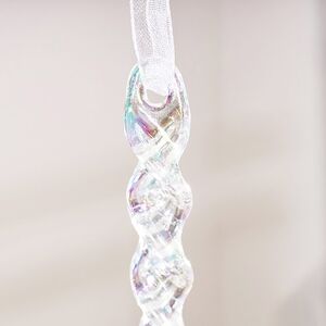 Набор елочных игрушек Сосульки Luchignano 14 см, 4 шт Winter Deco фото 2