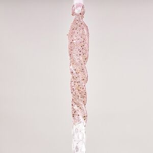 Набор елочных игрушек Сосульки Beckington 22 см розовый, 4 шт Winter Deco фото 2