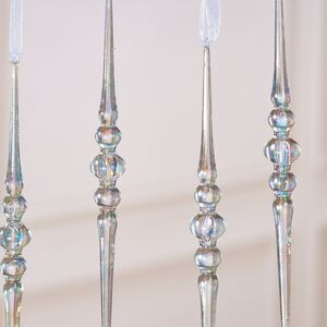 Набор елочных игрушек Сосульки Beighton 17 см, 6 шт Winter Deco фото 2