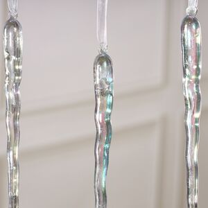 Набор елочных игрушек Сосульки Chromatic Liquid 20 см, 4 шт Winter Deco фото 3