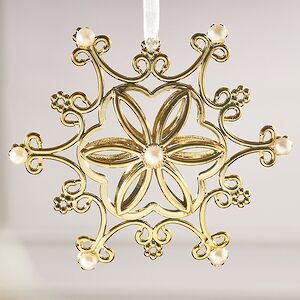 Набор елочных игрушек Снежинки Grand Pearl 12 см, 2 шт Winter Deco фото 2