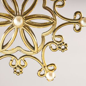 Набор елочных игрушек Снежинки Grand Pearl 12 см, 2 шт Winter Deco фото 4