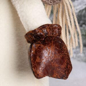 Дверной стоппер Снеговик Брайан в ушанке 33 см Winter Deco фото 6