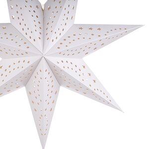 Бумажная звезда Balbeggi 45 см белая Winter Deco фото 2