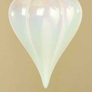 Елочная игрушка Сосулька Medley 23 см белая, пластик Winter Deco фото 3