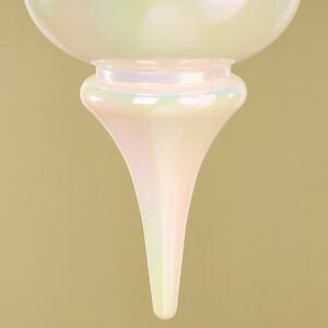 Елочная игрушка Сосулька Muliphein 25 см белая, пластик Winter Deco фото 4