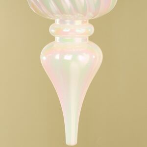 Елочная игрушка Сосулька Capella 26 см белая, пластик Winter Deco фото 3