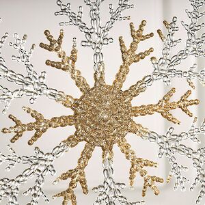 Набор елочных игрушек Снежинки Snow Tenderness 32 см, 2 шт Winter Deco фото 3