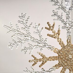 Набор елочных игрушек Снежинки Snow Tenderness 32 см, 2 шт Winter Deco фото 4