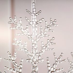 Набор елочных игрушек Снежинки Bright Cristal 32 см, 2 шт Winter Deco фото 4