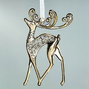 Набор елочных игрушек Олени Golden Glow 18 см, 3 шт Winter Deco фото 3