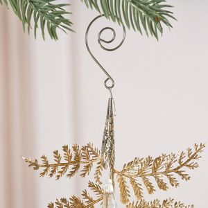 Елочное украшение Листья Brandonne 31 см, 3 шт Winter Deco фото 4