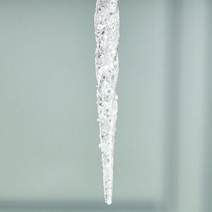 Набор елочных игрушек Сосульки - Искры 10 см белый, 8 шт Winter Deco фото 3