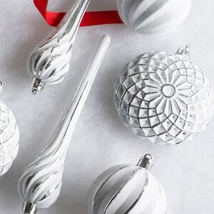 Набор елочных игрушек Frosty White 6-17 см, 15 шт Winter Deco фото 2