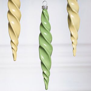 Елочные игрушки Сосульки - Monte Porzio 17 см, 4 шт, пластик Winter Deco фото 4