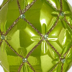 Елочные игрушки Сосульки Sarentino - Зеленый Вихрь 15 см, 3 шт, пластик Winter Deco фото 2