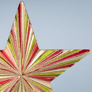 Звезда на елку Армандо 22 см разноцветная Winter Deco фото 2