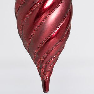 Елочные игрушки Сосульки - Bruxon 12 см, 4 шт, пластик Winter Deco фото 2