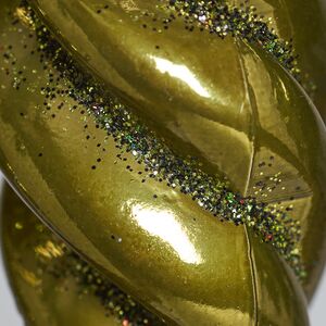 Елочные игрушки Сосульки - Feroleto Antico 11 см зеленый, 6 шт, пластик Winter Deco фото 2