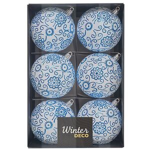 Елочные шары Alghero - Gifa 8 см, 6 шт, пластик Winter Deco фото 3