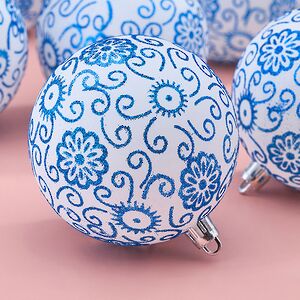 Елочные шары Alghero - Gifa 8 см, 6 шт, пластик Winter Deco фото 5