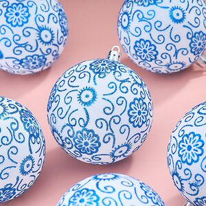 Елочные шары Alghero - Gifa 8 см, 6 шт, пластик Winter Deco фото 2