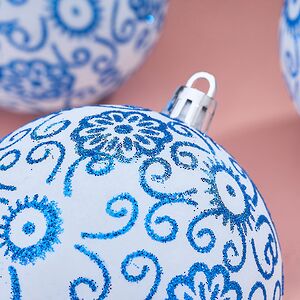 Елочные шары Alghero - Gifa 8 см, 6 шт, пластик Winter Deco фото 4