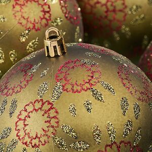 Елочные шары Limena - Jesico 10 см, 4 шт, пластик Winter Deco фото 4