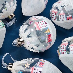 Елочные шары Citta Invernale 8-12 см, 12 шт, подарочная коробка, стекло Winter Deco фото 4