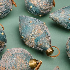 Елочные шары Tesori Antichi 8-12 см, 12 шт, подарочная коробка, стекло Winter Deco фото 7