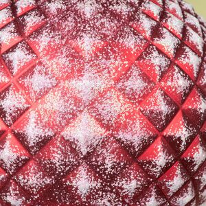 Елочный шар Lysandrea 15 см красный, пластик Winter Deco фото 4